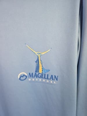 Magellan Men's Large Blue Outdoors Soft Wick Long Sleeve Graphic T-Shirt - Thumbnail 6