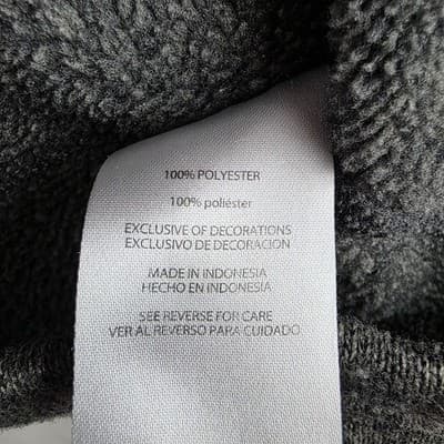 Eddie Bauer Men's Medium Gray Quarter Zip Pullover - Thumbnail 5