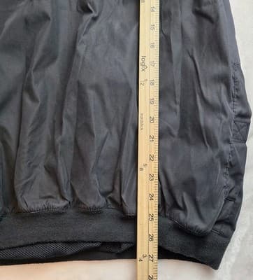 Eddie Bauer Men's Medium Gray Quarter Zip Pullover - Thumbnail 7