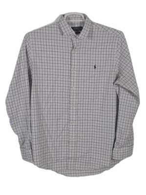 Ralph Lauren Polo Men's Size Large Gingham Long Sleeve Shirt - Image 1