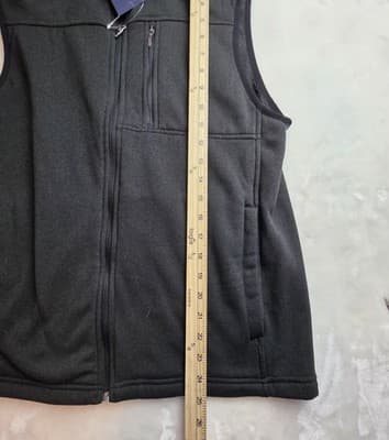 NWT IZOD Advantage Men's Small Black Performance Stretch Vest - Thumbnail 6