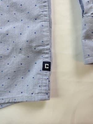 Chaps Men's XL Stretch Easy Care Light Blue Long Sleeve Button-Down Shirt - Thumbnail 4
