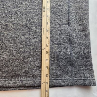 Eddie Bauer Men's Medium Gray Quarter Zip Pullover - Thumbnail 8