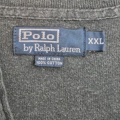 Polo Ralph Lauren Men's XXL Gray 1/4 l Zip Sweatshirt - Thumbnail 3