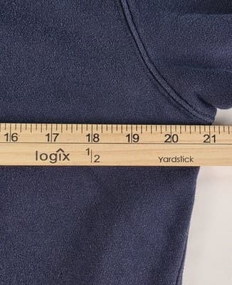 Vintage Jordan Michigan Wolverines Medium Blue Hoodie Hoodie - Thumbnail 4