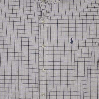 Ralph Lauren Polo Men's Size Large Gingham Long Sleeve Shirt - Thumbnail 4