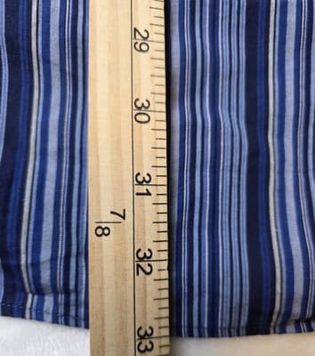 Daniel Cremieux Men's XXL Blue Multicolor Striped Long Sleeve Shirt - Thumbnail 9