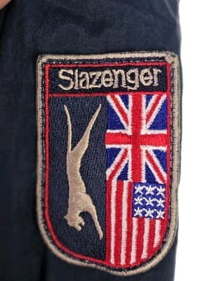 Slazenger Men's Large Blue Ryders Cup Golf Pullover - Thumbnail 3