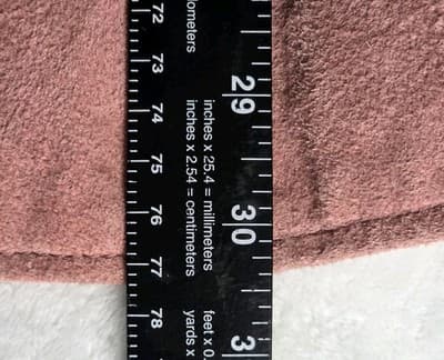 Denim & Co Lined Women's XL Mauve Pink Leather & Polyester Jacket - Thumbnail 8
