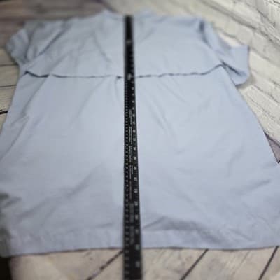 Berkeley Button Men's Large Blue Short Sleeve Fishing Shirt - Thumbnail 7