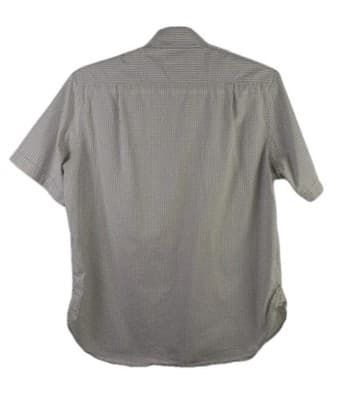 Victorinox Swiss Army Knife Men's Medium Button Down Plaid Short Sleeve Shirt - Thumbnail 7
