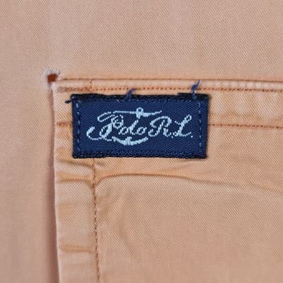 Vtg Polo Ralph Lauren Men's Large Orange Chamois Outdoor Button Down Shirt - Thumbnail 3