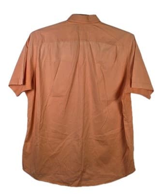Vtg Polo Ralph Lauren Men's Large Orange Chamois Outdoor Button Down Shirt - Thumbnail 7