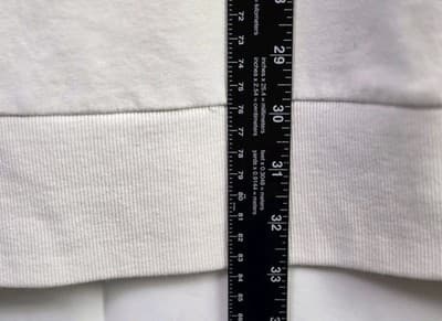 Dkny Sport Women's Large White Hooded Sweatshirt Dress - Thumbnail 7