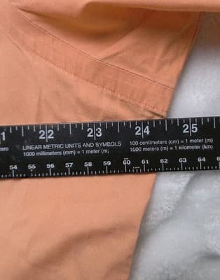 Vtg Polo Ralph Lauren Men's Large Orange Chamois Outdoor Button Down Shirt - Thumbnail 6