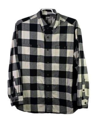 Duluth Trading Men's XL Checkered Flannel Long Sleeve Button Down Shirt - Image 1
