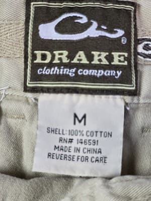 Drake Clothing Co Shorts Men’s Medium Size 34 Khakis - Thumbnail 4