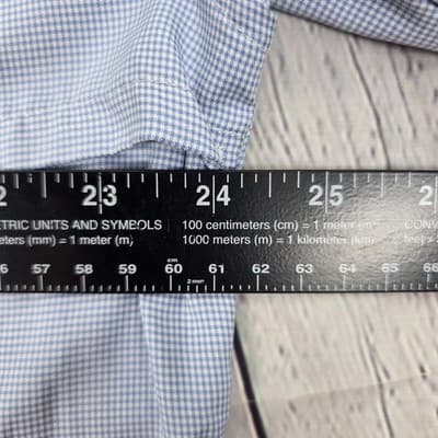 Berkeley Button Men's Large Blue Short Sleeve Fishing Shirt - Thumbnail 5
