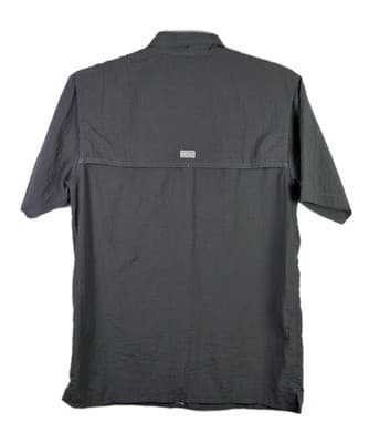 Drake Clothing Co Waterfall Men's Medium Gray Short Sleeve Shirt - Thumbnail 10