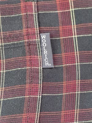 Woolrich Men's XL Plaid Red Earthtone Long Sleeve Button Down Shirt - Thumbnail 4