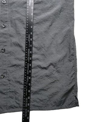Drake Clothing Co Waterfall Men's Medium Gray Short Sleeve Shirt - Thumbnail 13