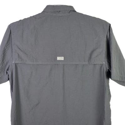 Drake Clothing Co Waterfall Men's Medium Gray Short Sleeve Shirt - Thumbnail 11