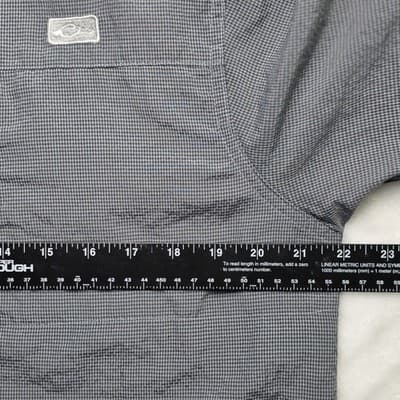 Drake Clothing Co Waterfall Men's Medium Gray Short Sleeve Shirt - Thumbnail 8