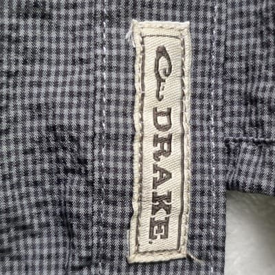 Drake Clothing Co Waterfall Men's Medium Gray Short Sleeve Shirt - Thumbnail 12