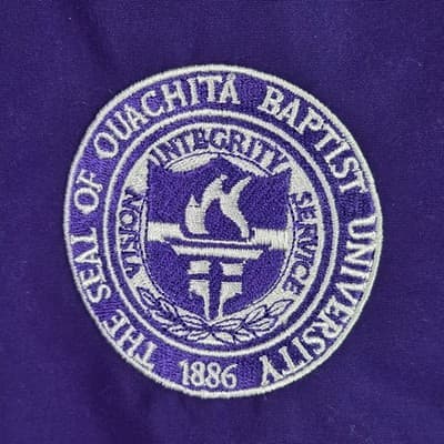 Vantage Quachita Baptist Univ Men's XL Purple Golf Pullover - Thumbnail 4