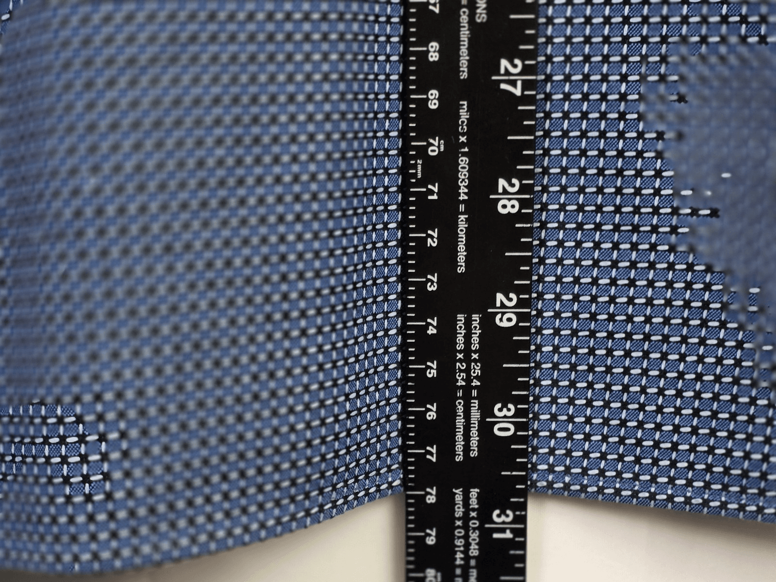 Canali Men's Large Blue Check Impeccabile Long-Sleeve Button Down Dress Shirt - Thumbnail 7