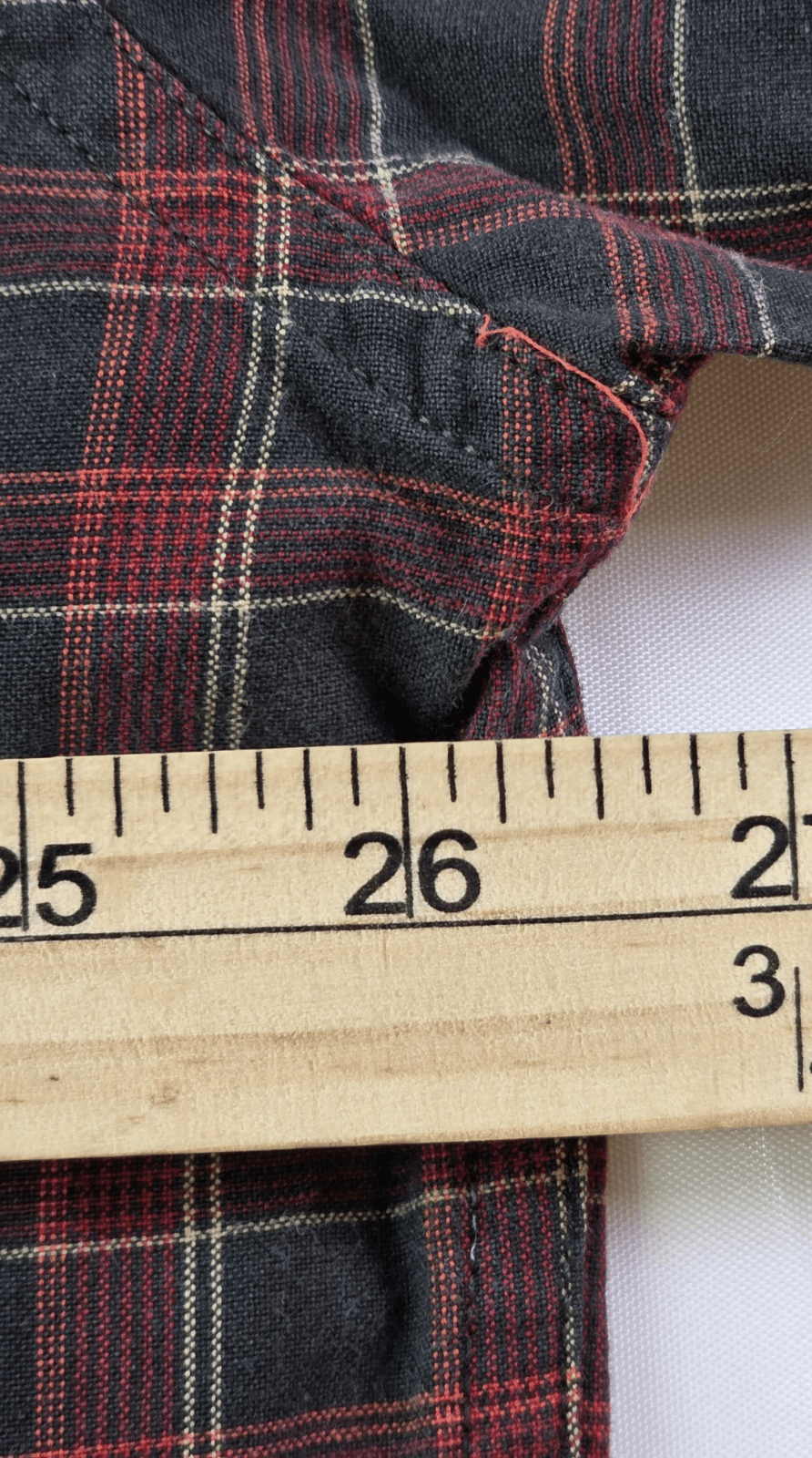 Woolrich Men's XL Plaid Red Earthtone Long Sleeve Button Down Shirt - Thumbnail 5