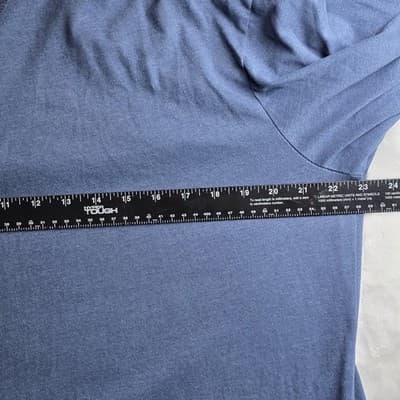 Weatherproof Men's XL Blue Mirage Long Sleeved Jersey Crew Neck T-shirt - Thumbnail 4
