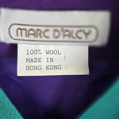Marc D'Arc Women' Size 10 Teal Wool Embroidered Floral Beaded Lined Blazer - Thumbnail 5