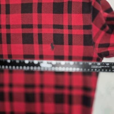 Polo Ralph Lauren Women's Large Red Buffalo Check Sweater - Thumbnail 5