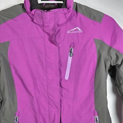 Polar Edge Women’s Ski Jacket Size Medium Lavender/Gray - Thumbnail 2