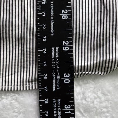 Polo Ralph Lauren Size XXL Grey Stripe Button Up Shirt - Thumbnail 7