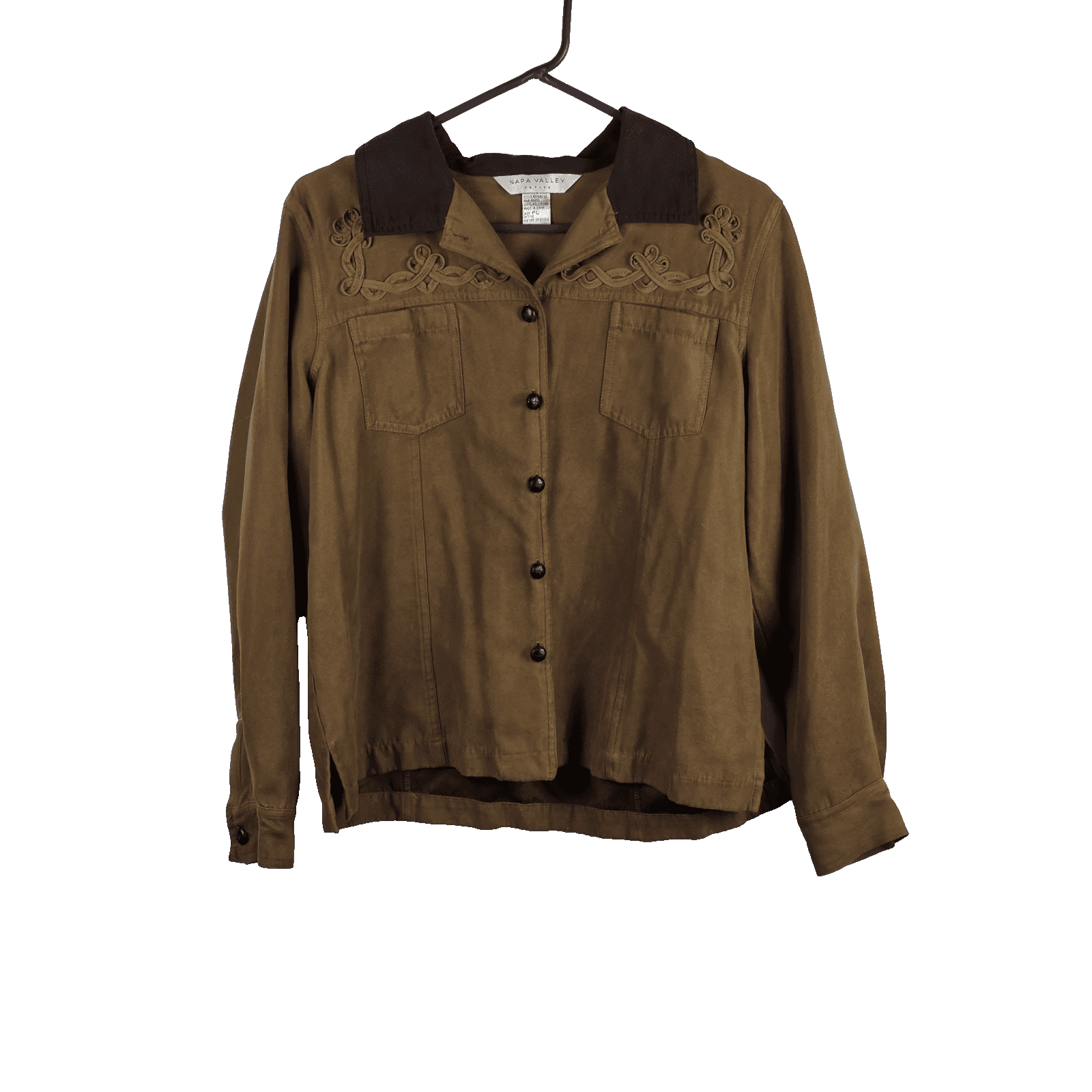 Napa Valley Women's Petite Large Brown Jacket - Image 1