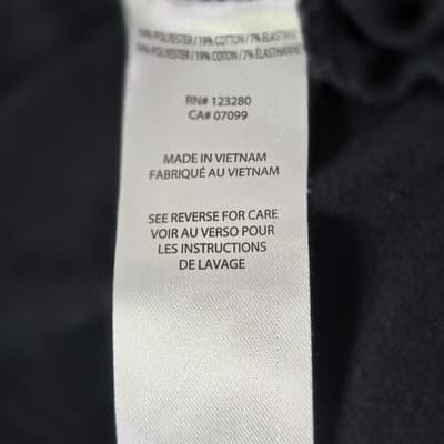 Travis Mathew Men's XL Black Tropical Short Sleeve Polo Shirt - Thumbnail 5