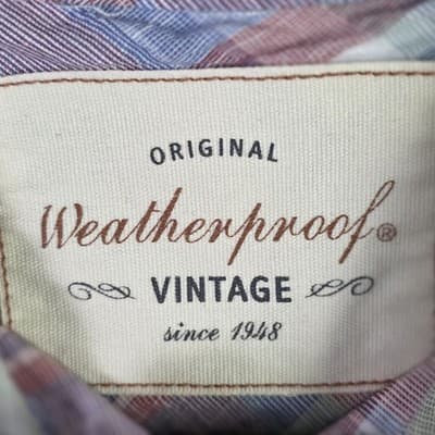 Weatherproof Men's XL Olive Green Short Sleeve Button Down Shirt - Thumbnail 3