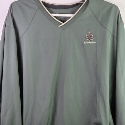 Nike Men's XXL Green Chamberlyne Golf V-Neck WindBreaker - Thumbnail 2