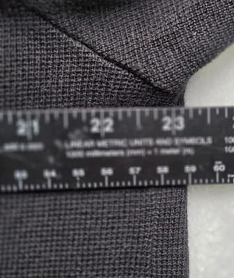 Perry Ellis Men's XL Black Full Zip Cardigan Long Sleeve Sweater - Thumbnail 4
