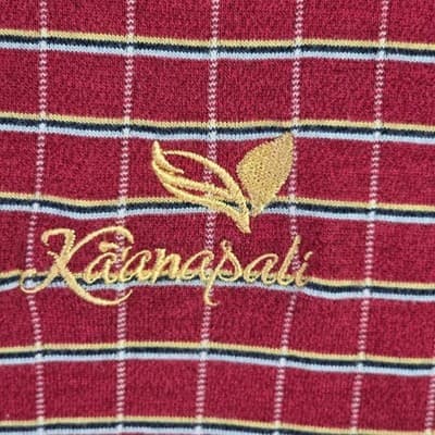 Tommy Bahama Men's Medium Red Kaanapali Resort Striped Short Sleeve Polo Shirt - Thumbnail 4