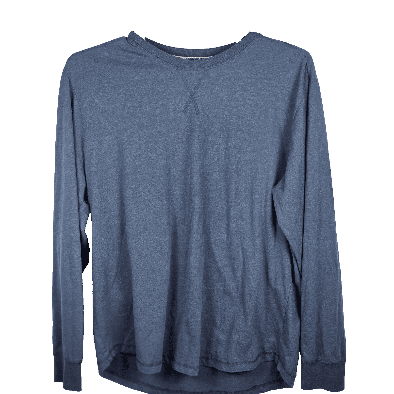 Weatherproof Men's XL Blue Mirage Long Sleeved Jersey Crew Neck T-shirt - Image 1