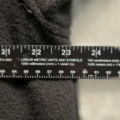 Worthington Women's 14 Black Wool Blend Coat - Thumbnail 4