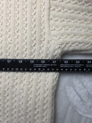 Vtg Boundary Waters Dayton’s Women's Large Beige Wool & Acrylic Sweater - Thumbnail 4