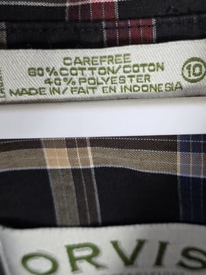 Orvis Women’s Size 10 Plaid Long Sleeve Button Up Shirt - Thumbnail 5