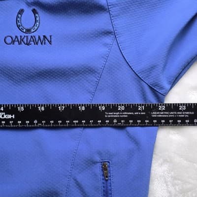 Tri-Mountain " Oakland Racing" Women's Medium Blue Full Zip Jacket - Thumbnail 5