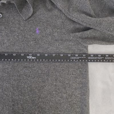 Polo Ralph Lauren Men’s XL Brown Cowl Neck Long Sleeve Sweater - Thumbnail 6
