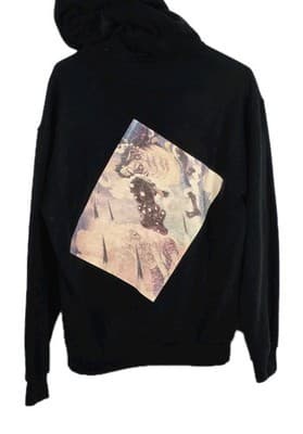 Anime Luffy Mens Medium Black Long Sleeve Hoodie - Thumbnail 7