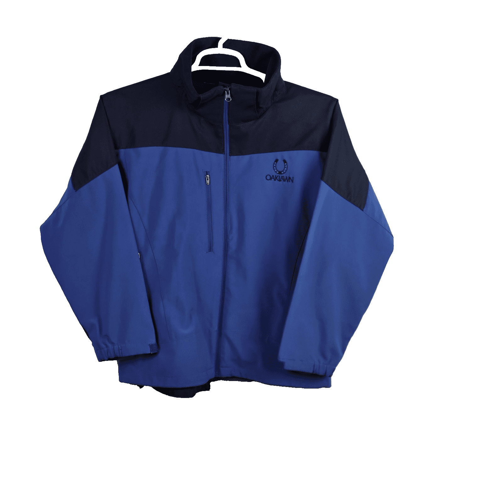 Tri-Mountain " Oakland Racing" Women's Medium Blue Full Zip Jacket - Image 1